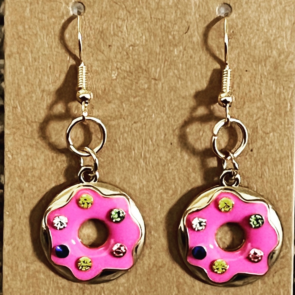 Donut earrings